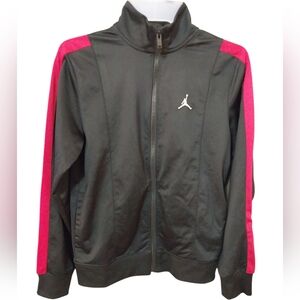Jordan Track Jacket Black and Red Boys Size Lg (12-13 yrs)